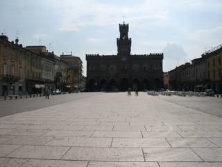 La piazza a Casalmaggiore